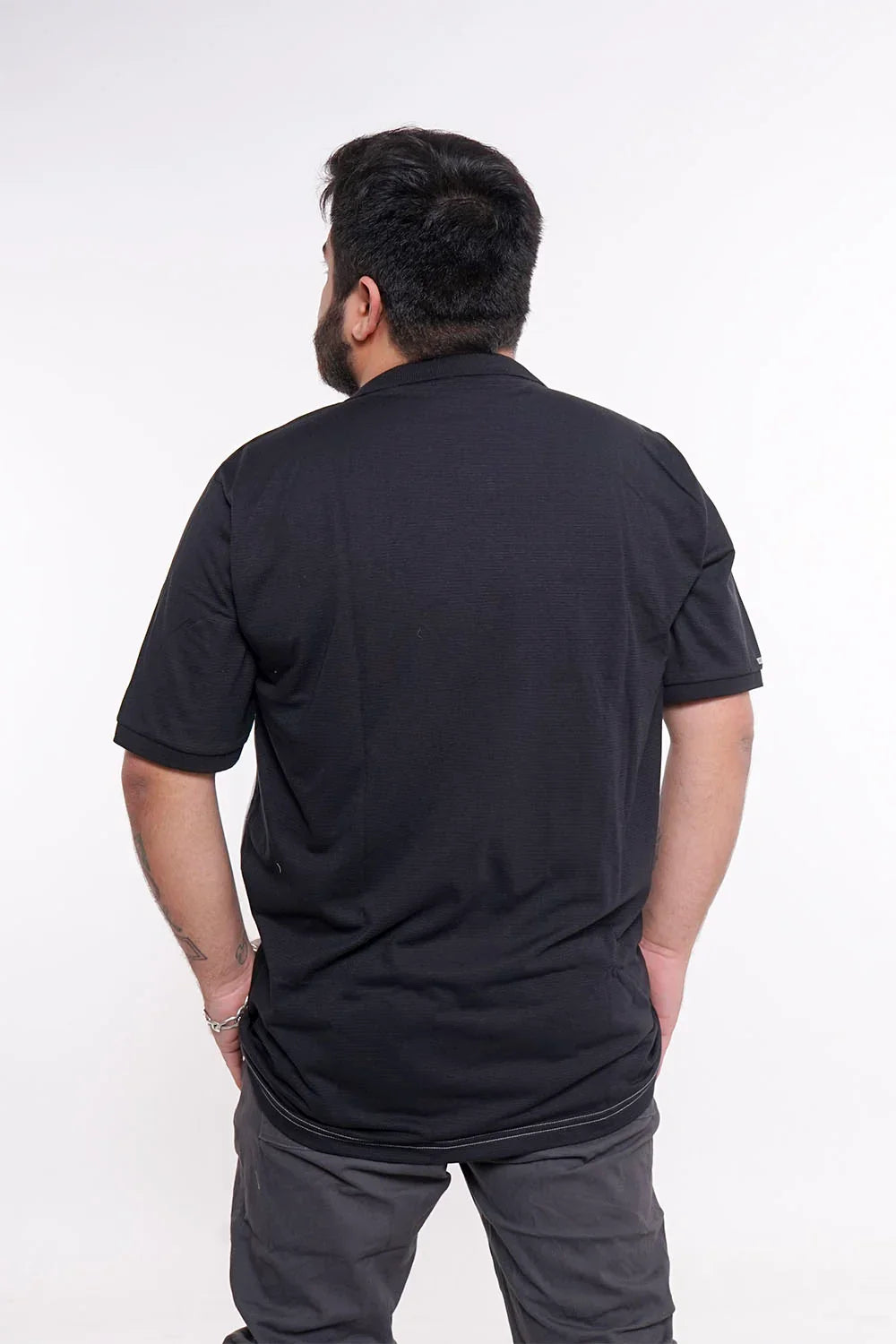 Plus Polera Cuello Dynamo Negro - Gangster