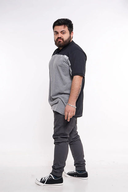 Plus Polera Cuello Dynamo Negro - Gangster