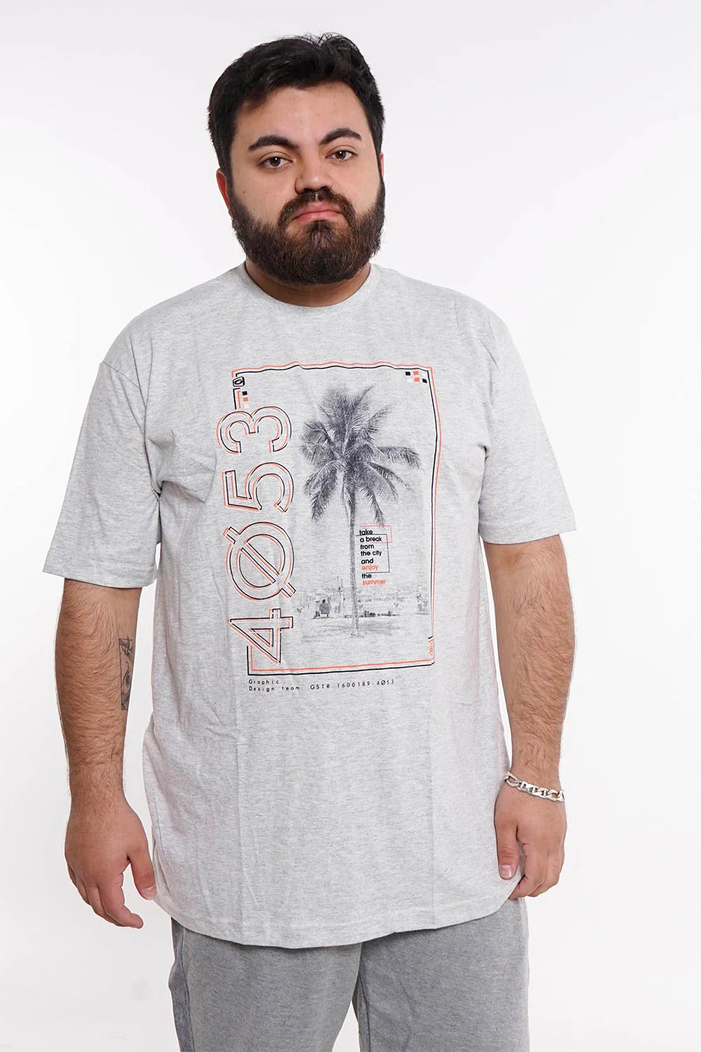 Plus Polera Mc Básica 4053G Arena Gangster - Gangster