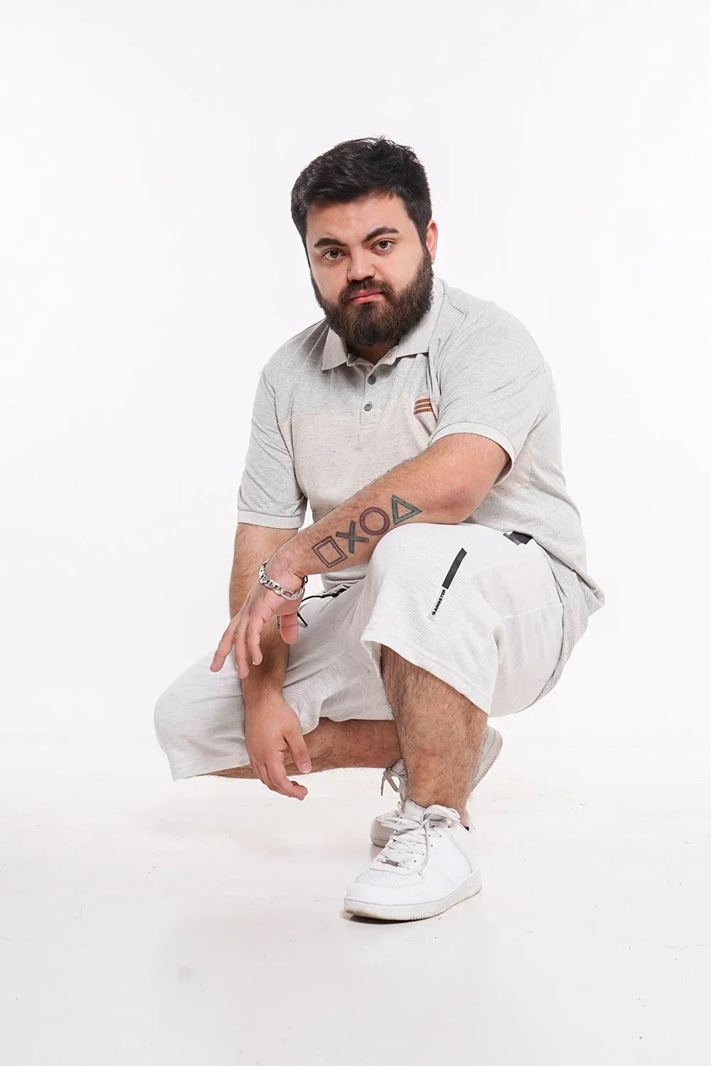 Plus Short Jogger Grip Beige Gangster - Gangster