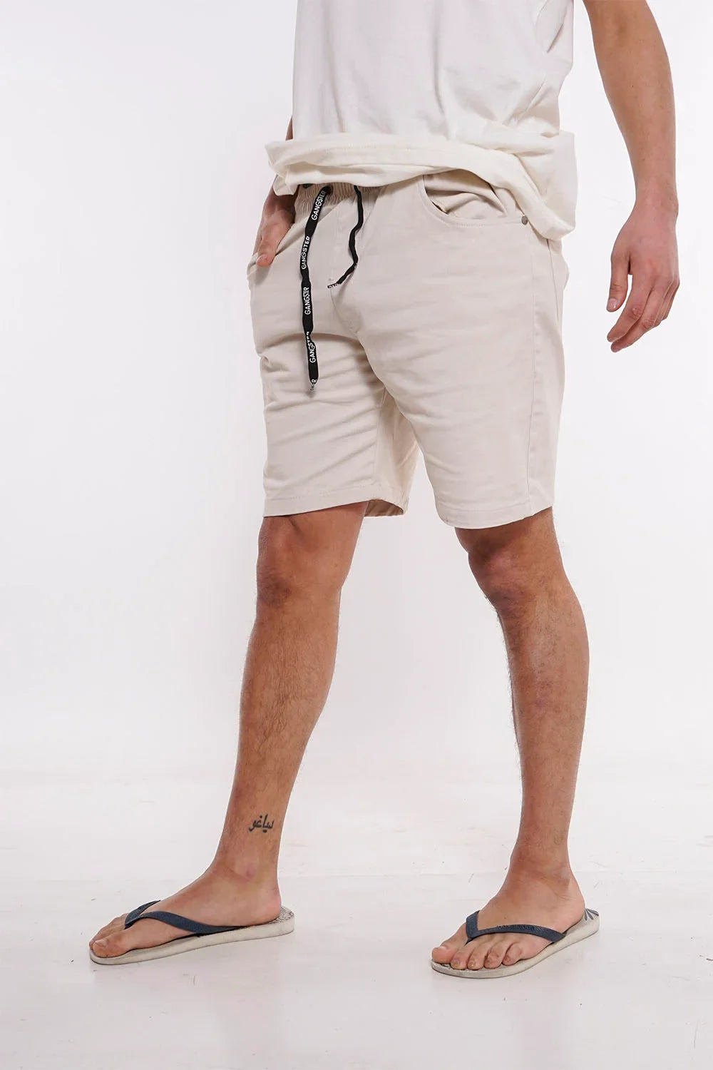Short Canvas Liso Beige Gangster - Gangster