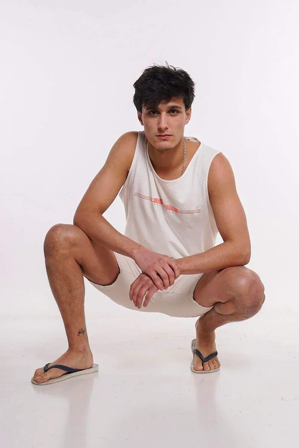 Plus Short Canvas Liso Beige Gangster - Gangster