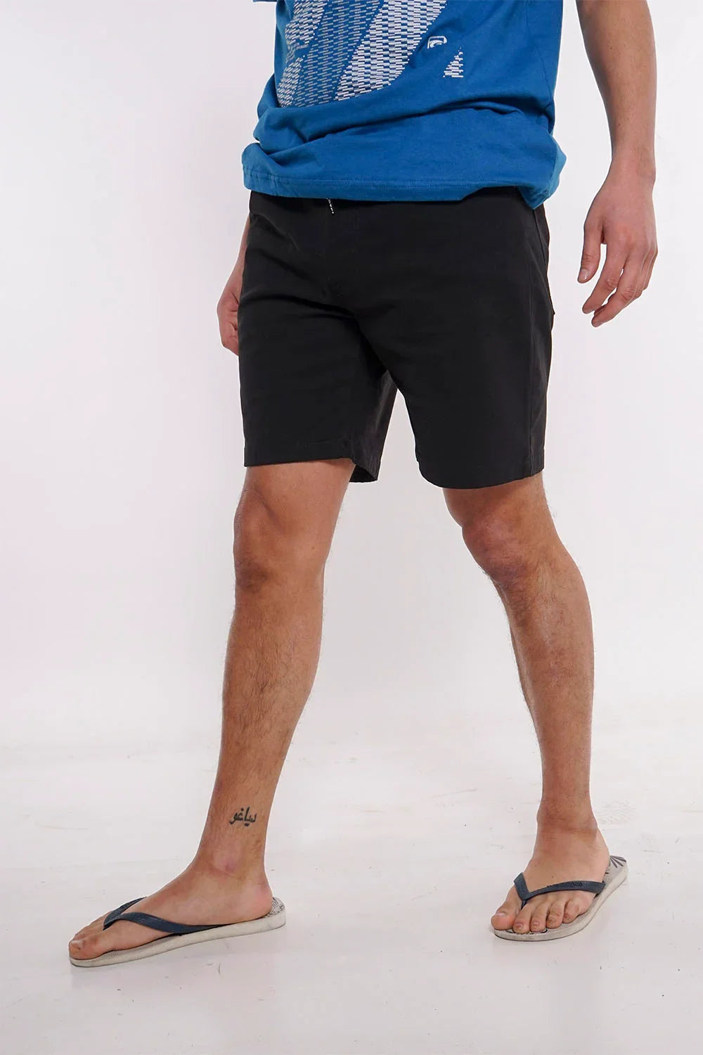 Short Canvas Liso Negro Gangster - Gangster