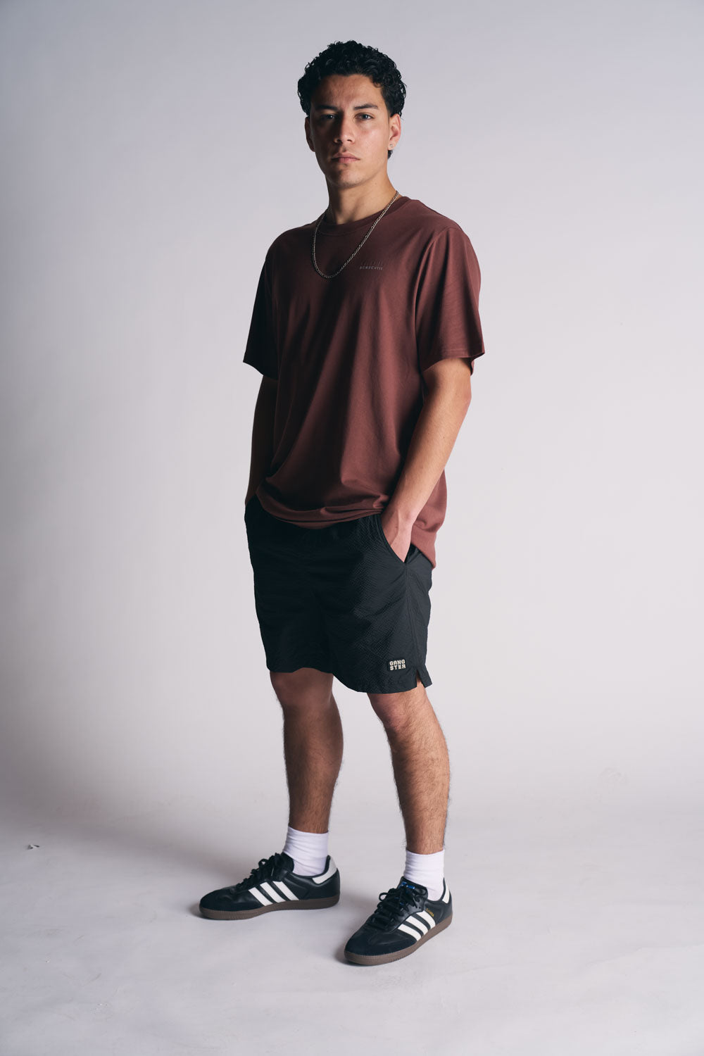 Polera Mc Basica Essential Marron-5