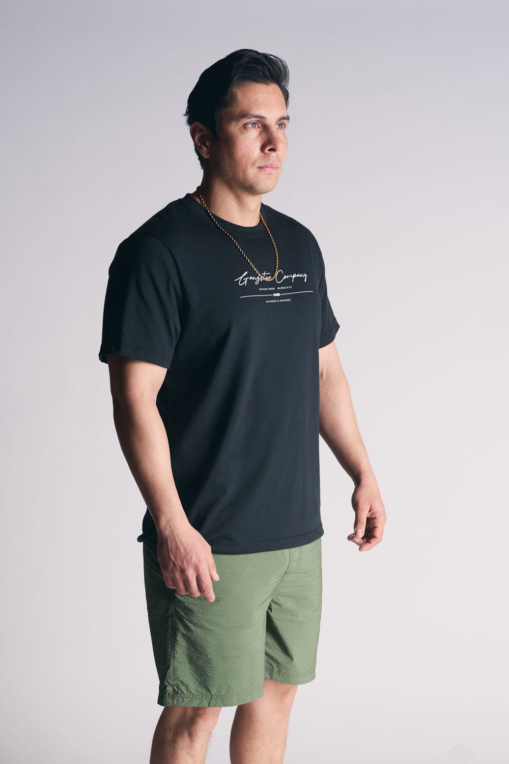 Plus Polera Mc Print Negro-4