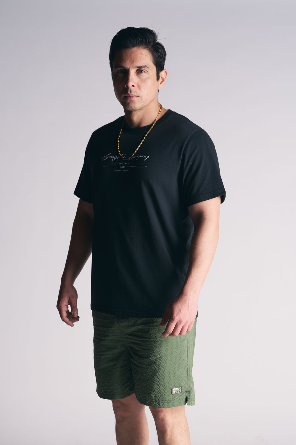 Plus Polera Mc Print Negro-1
