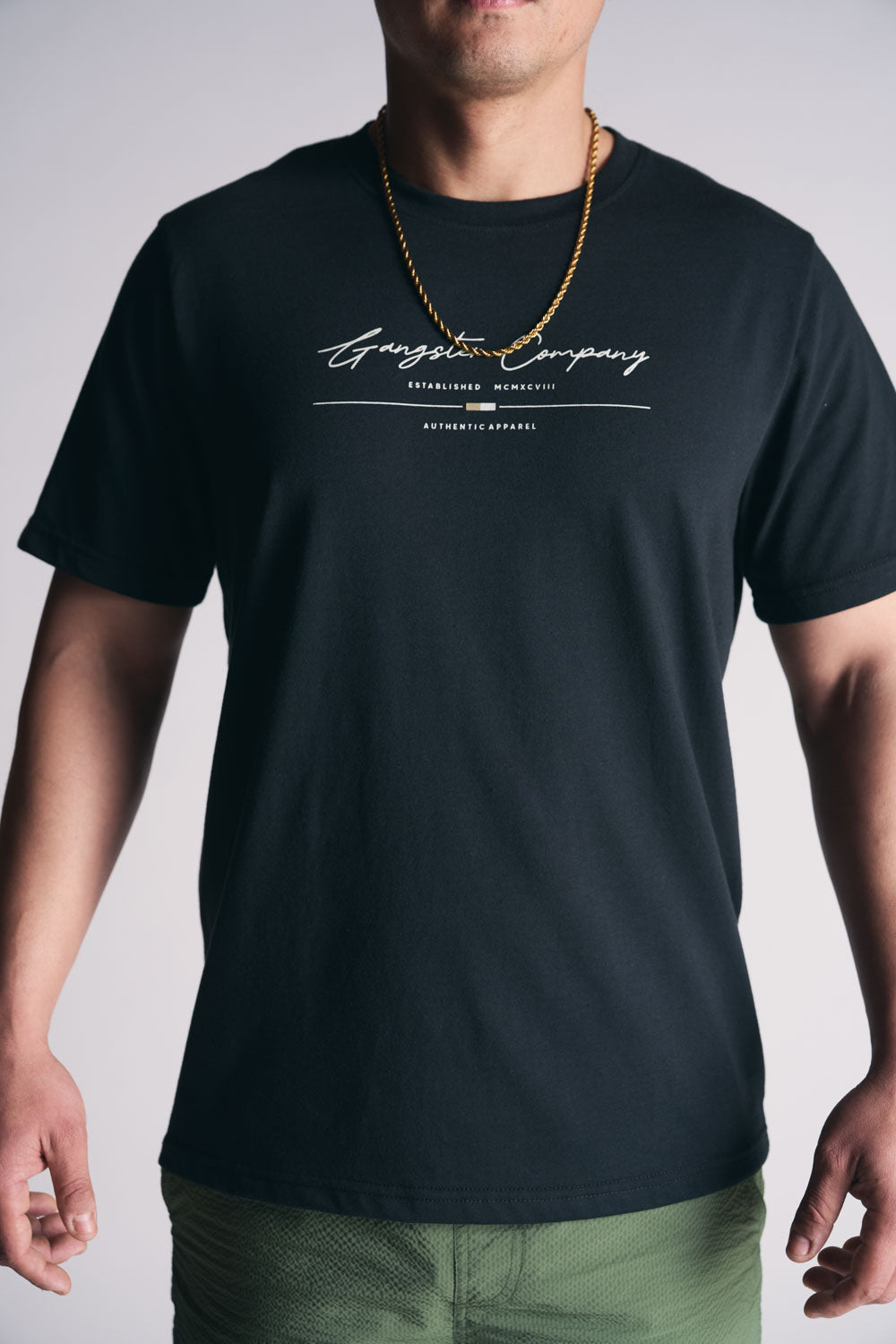 Plus Polera Mc Print Negro-5