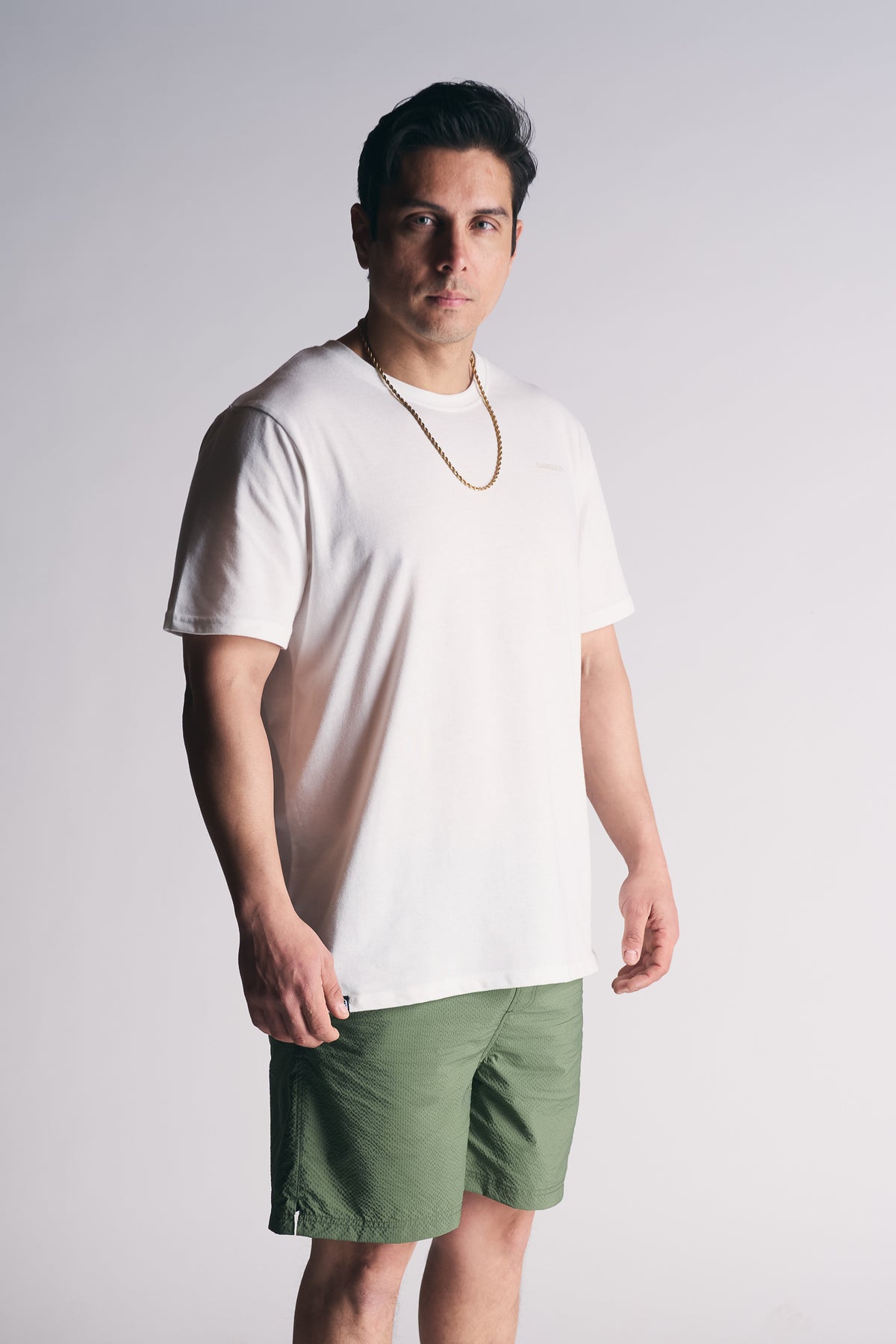 Plus Polera Mc Basica Essential Blanco