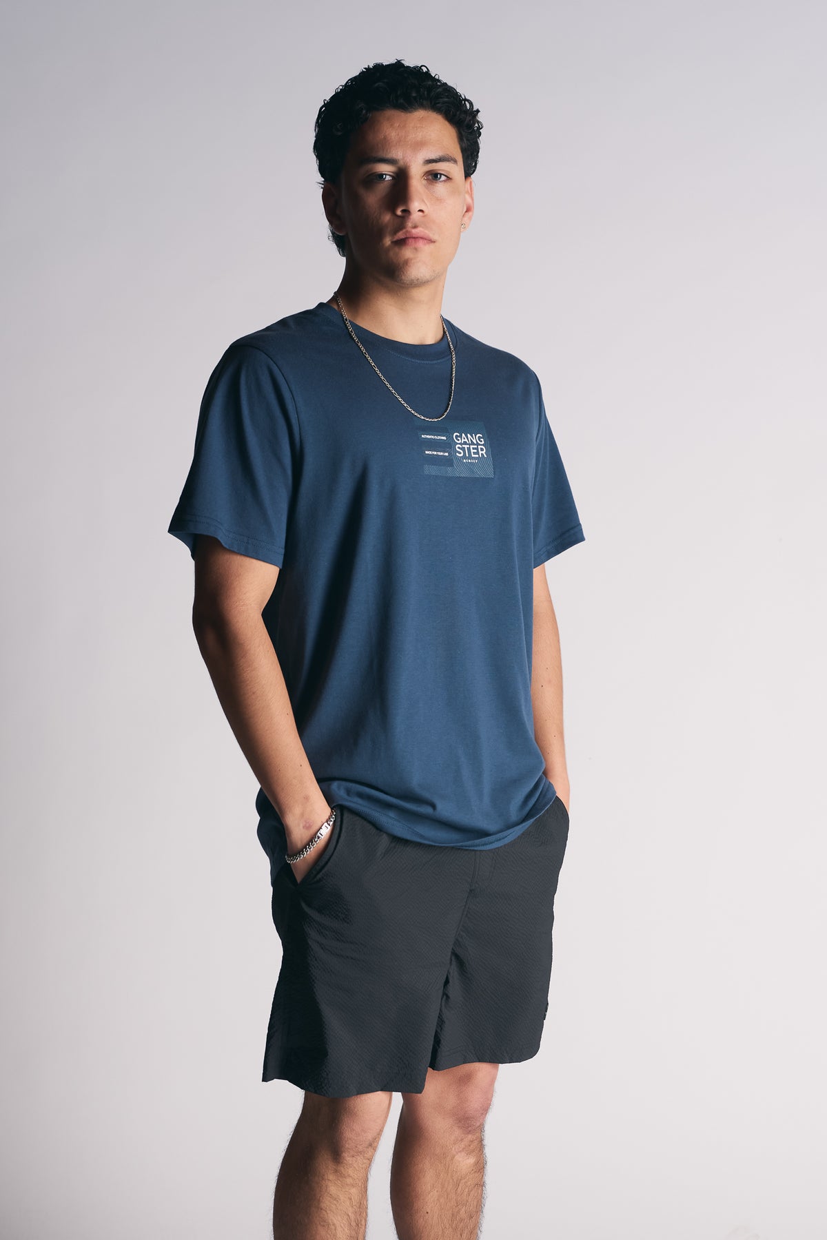 Polera Mc Print Azul Marino-5