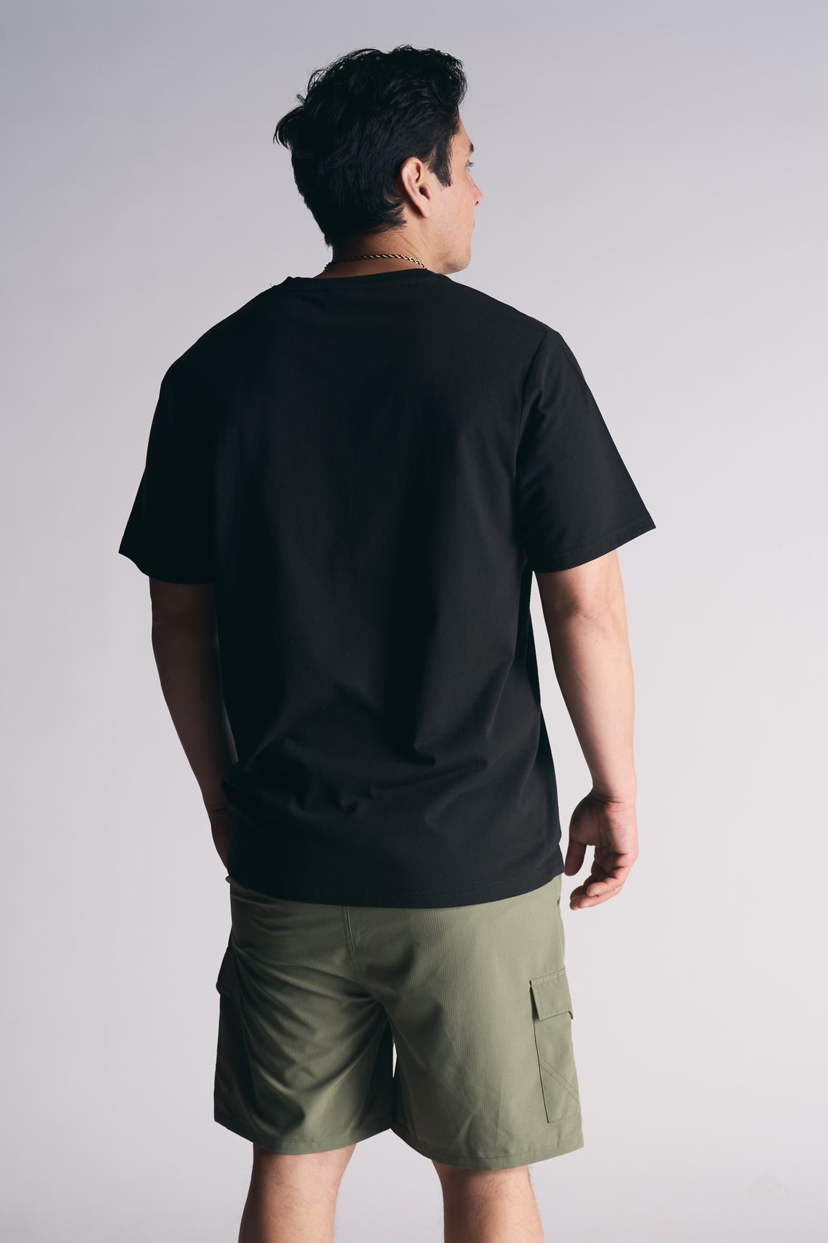 Plus Polera Mc Basica Essential Negro-2
