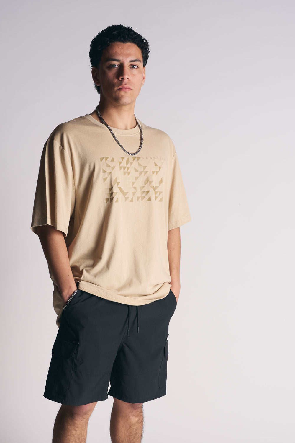 Plus Polera Mc Print Beige-1