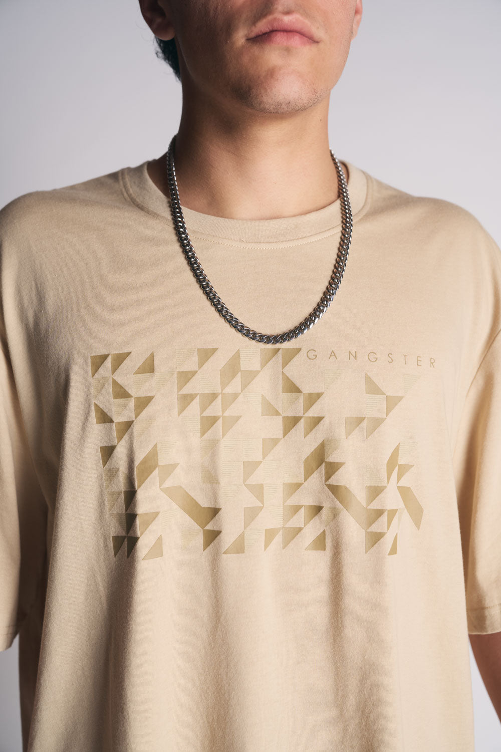 Plus Polera Mc Print Beige-4