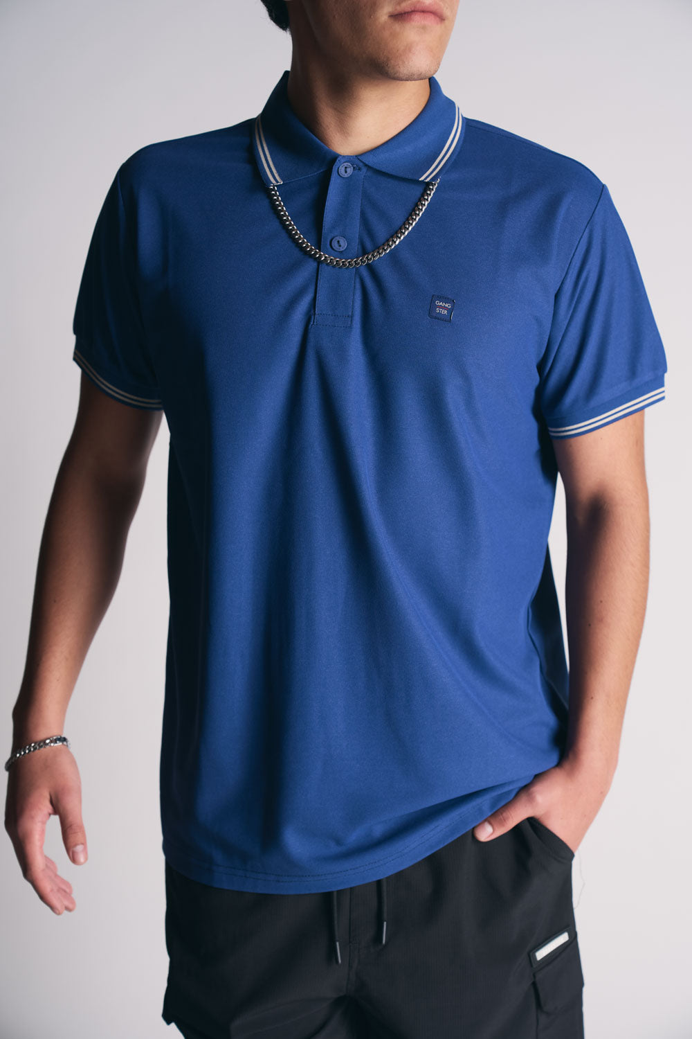 Polera Polo P Regatta Azul-3
