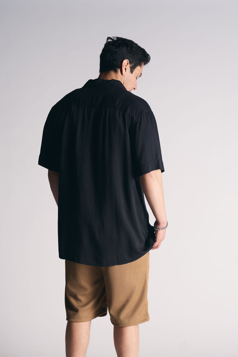Plus Camisa Mc Riviera Negro-2