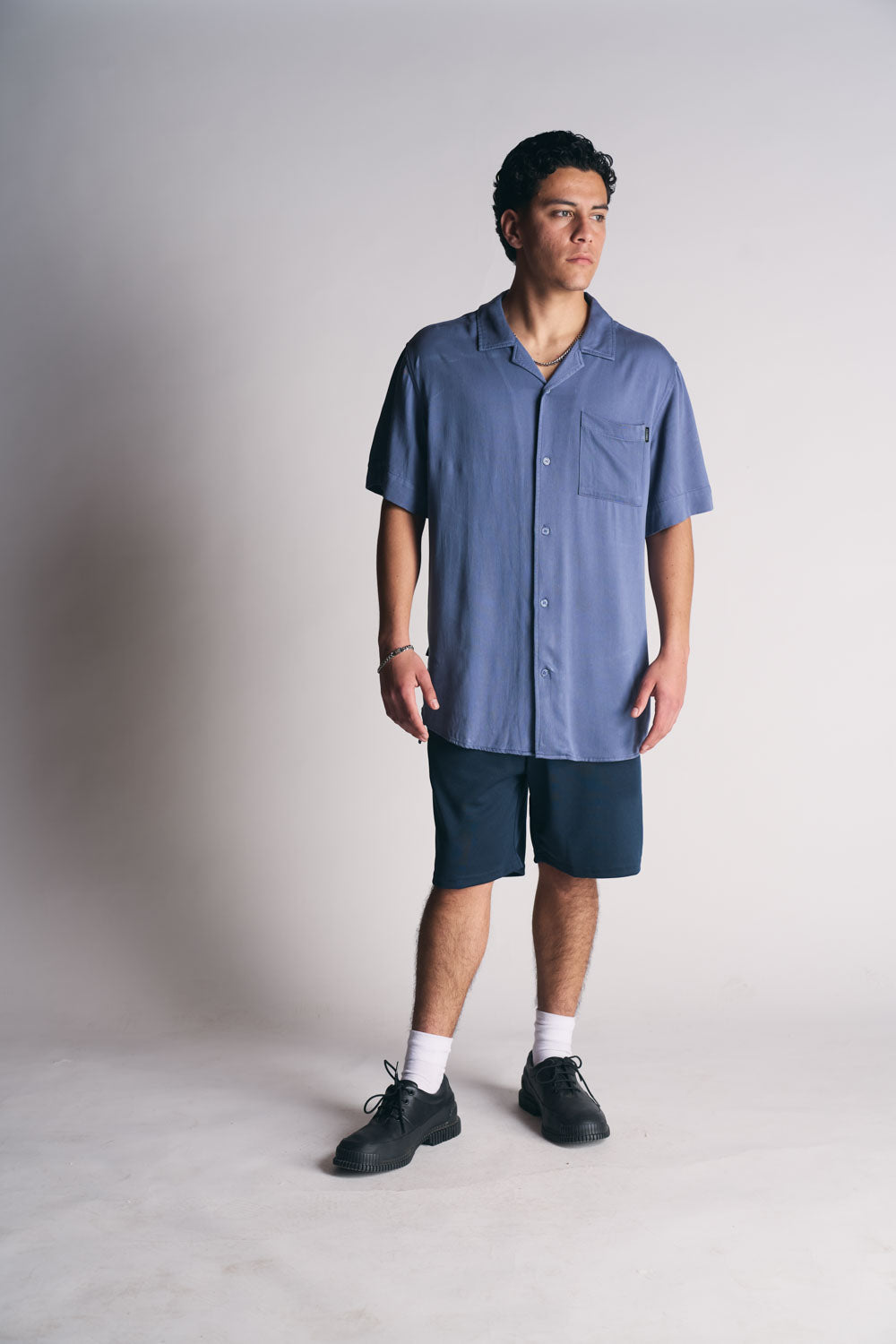 Plus Camisa Mc Riviera Azul-13