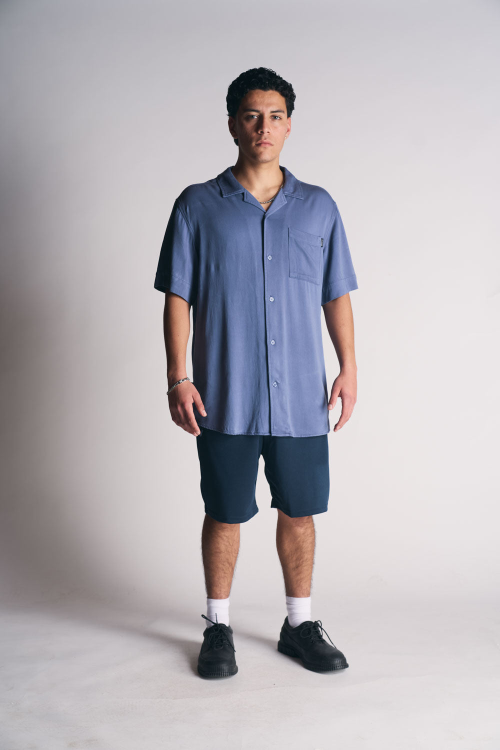 Plus Camisa Mc Riviera Azul-14