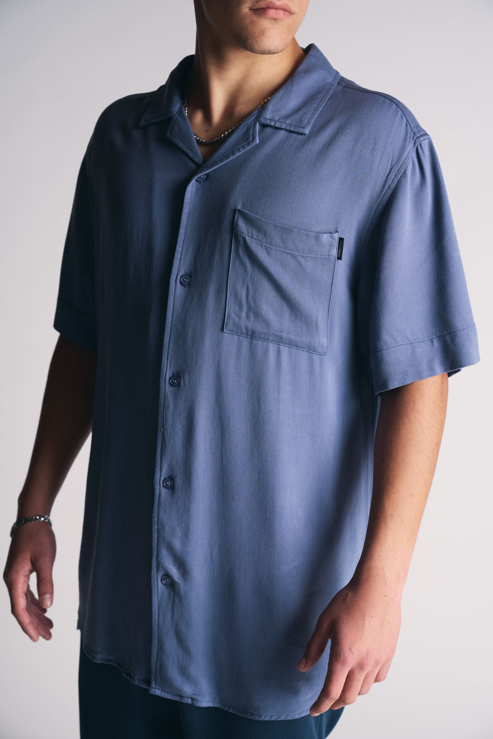 Plus Camisa Mc Riviera Azul-2