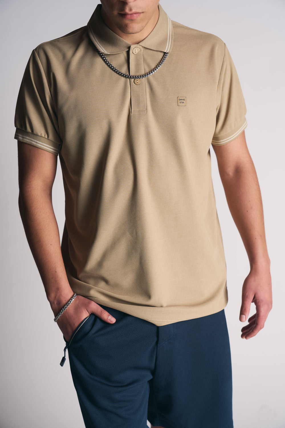 Polera Polo P Regatta Café-3