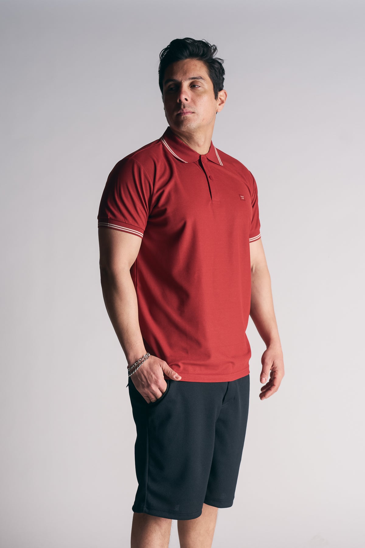 Polera Polo P Regatta Rojo-5
