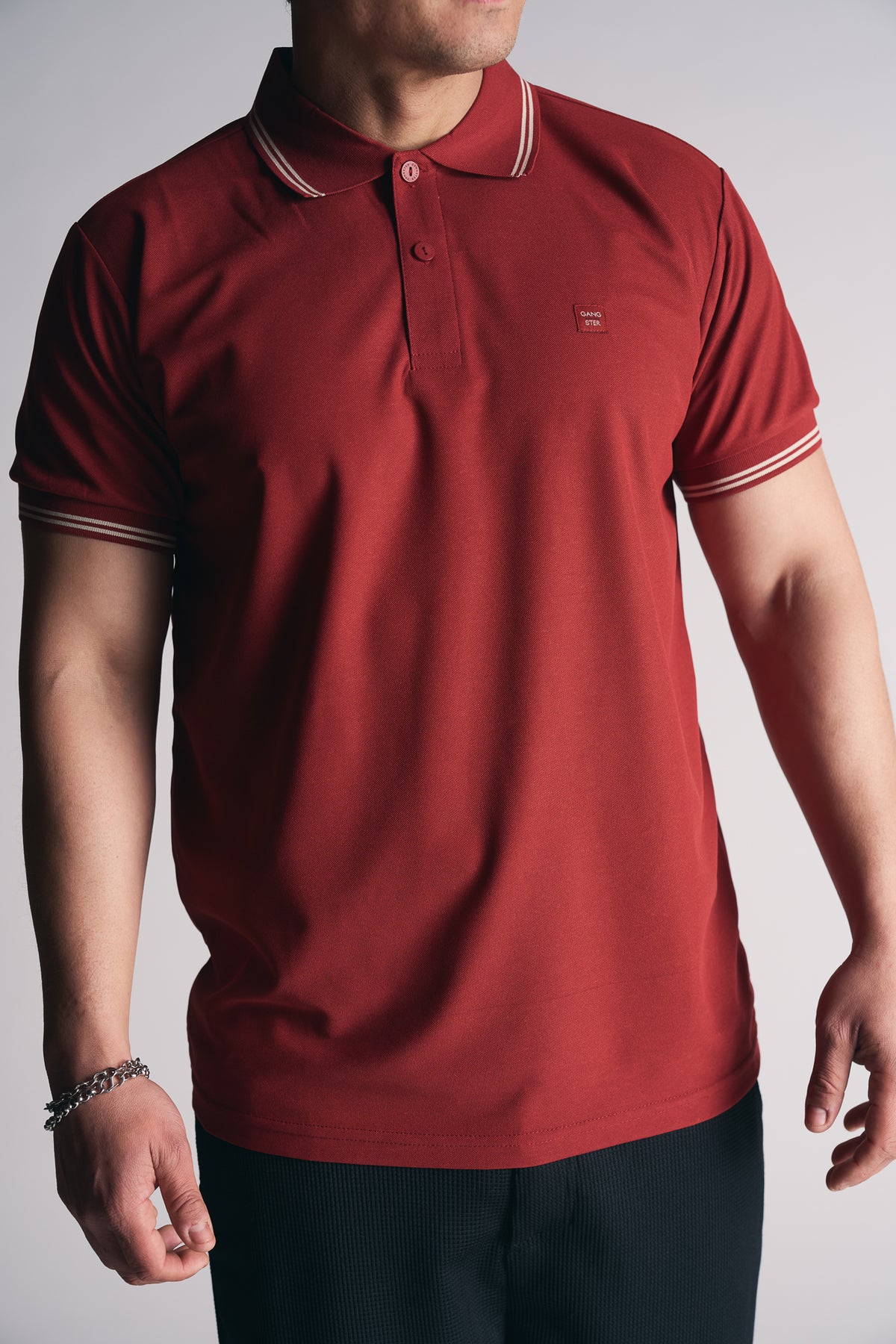 Polera Polo P Regatta Rojo-4