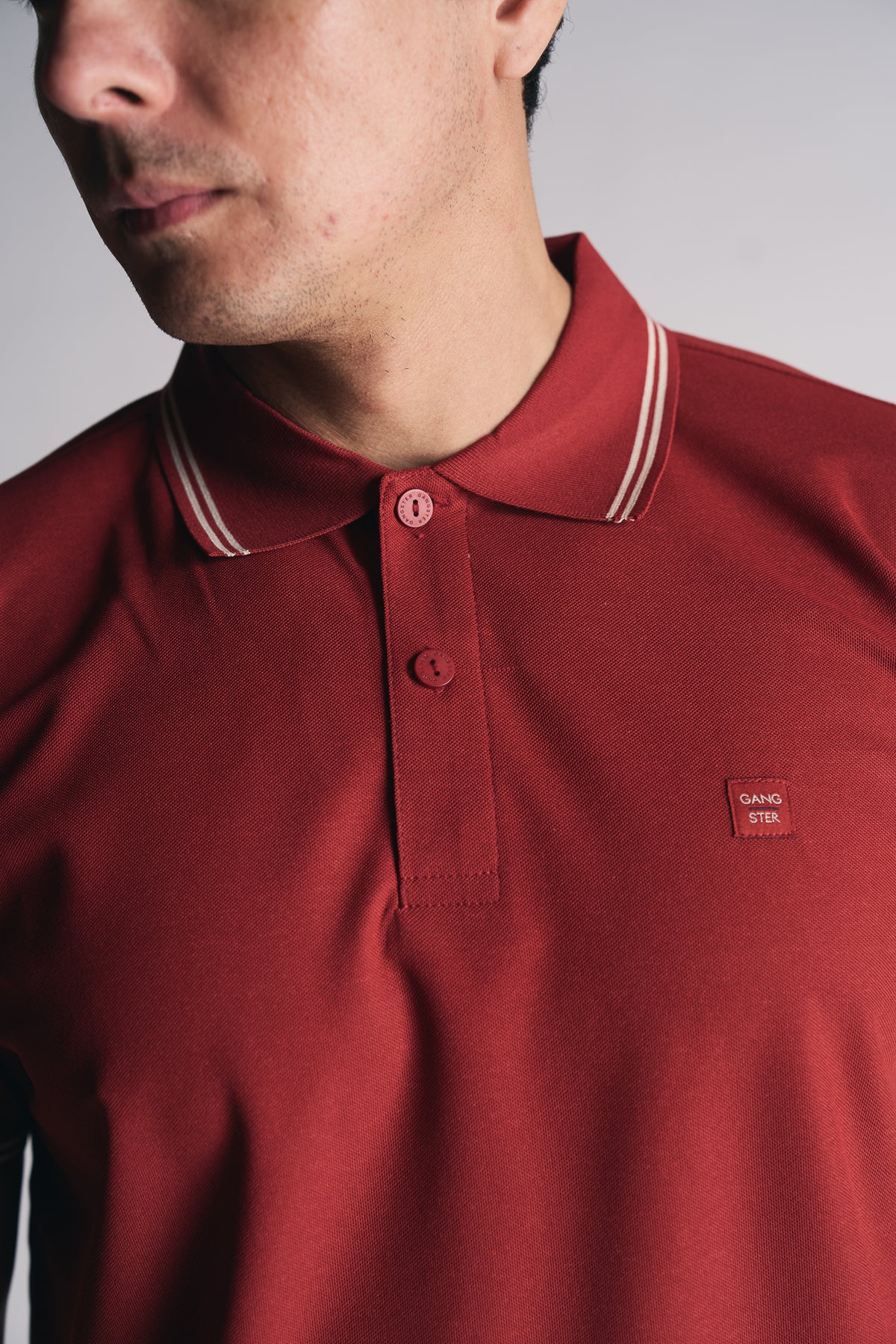 Polera Polo P Regatta Rojo-3