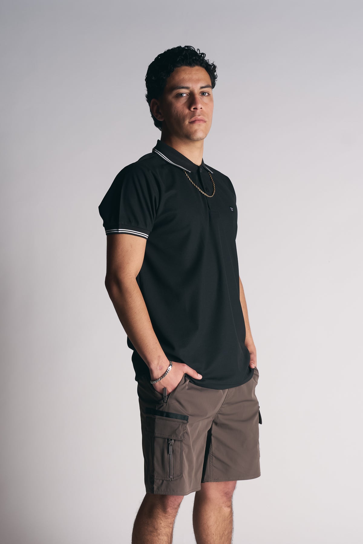 Polera Polo P Regatta Negro