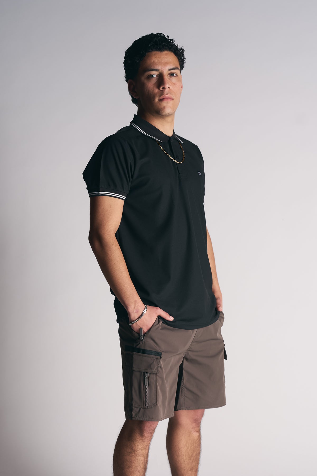 Polera Polo P Regatta Negro-4