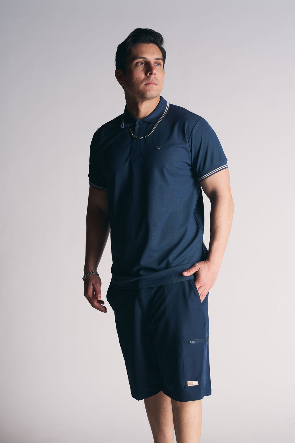 Polera Polo P Regatta Azul Oscuro-9