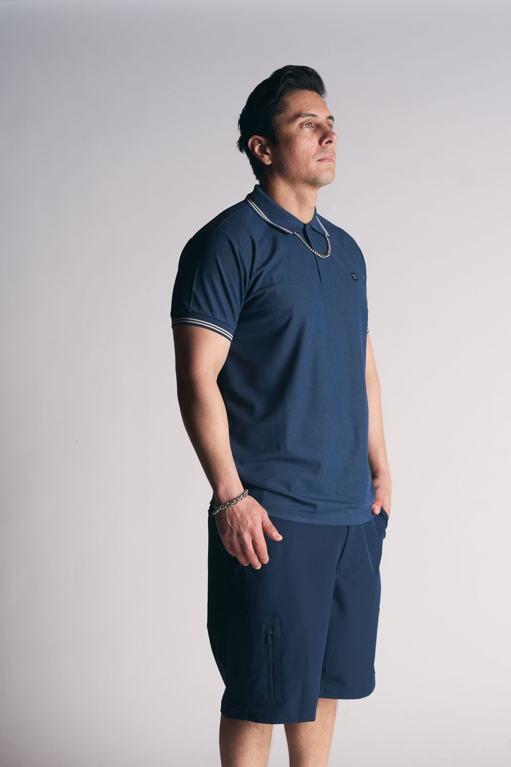 Polera Polo P Regatta Azul Oscuro-8
