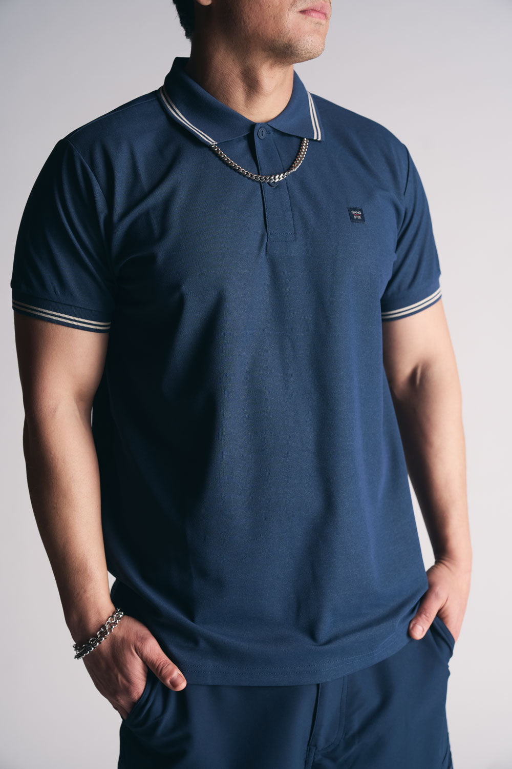 Polera Polo P Regatta Azul Oscuro-6