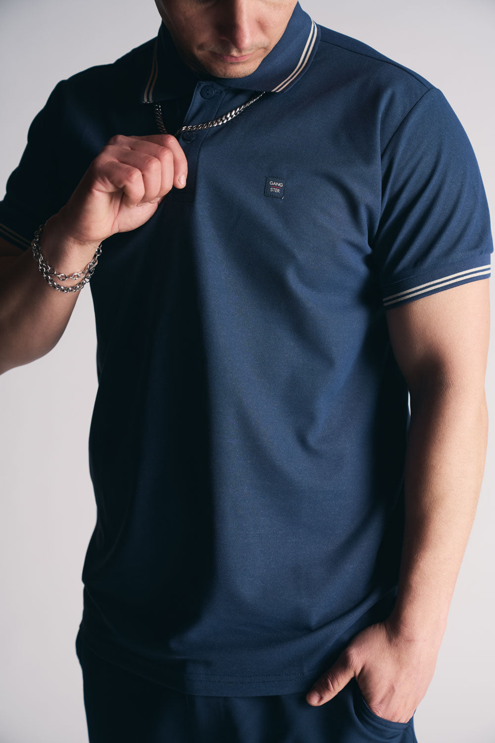 Polera Polo P Regatta Azul Oscuro-4