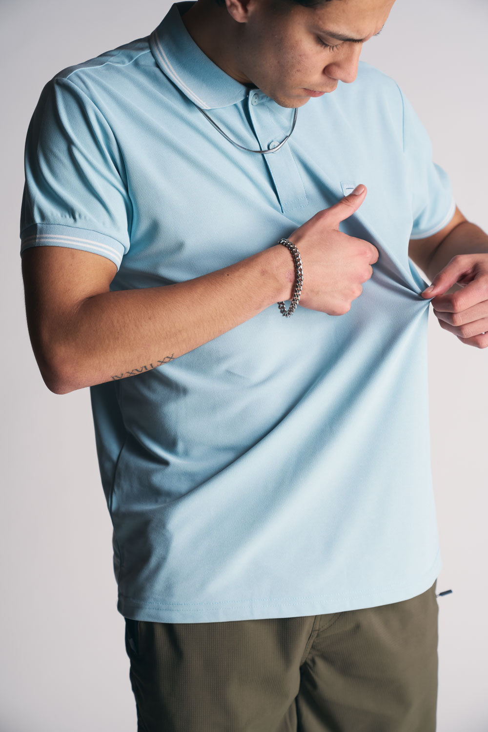 Polera Polo P Regatta Celeste-5