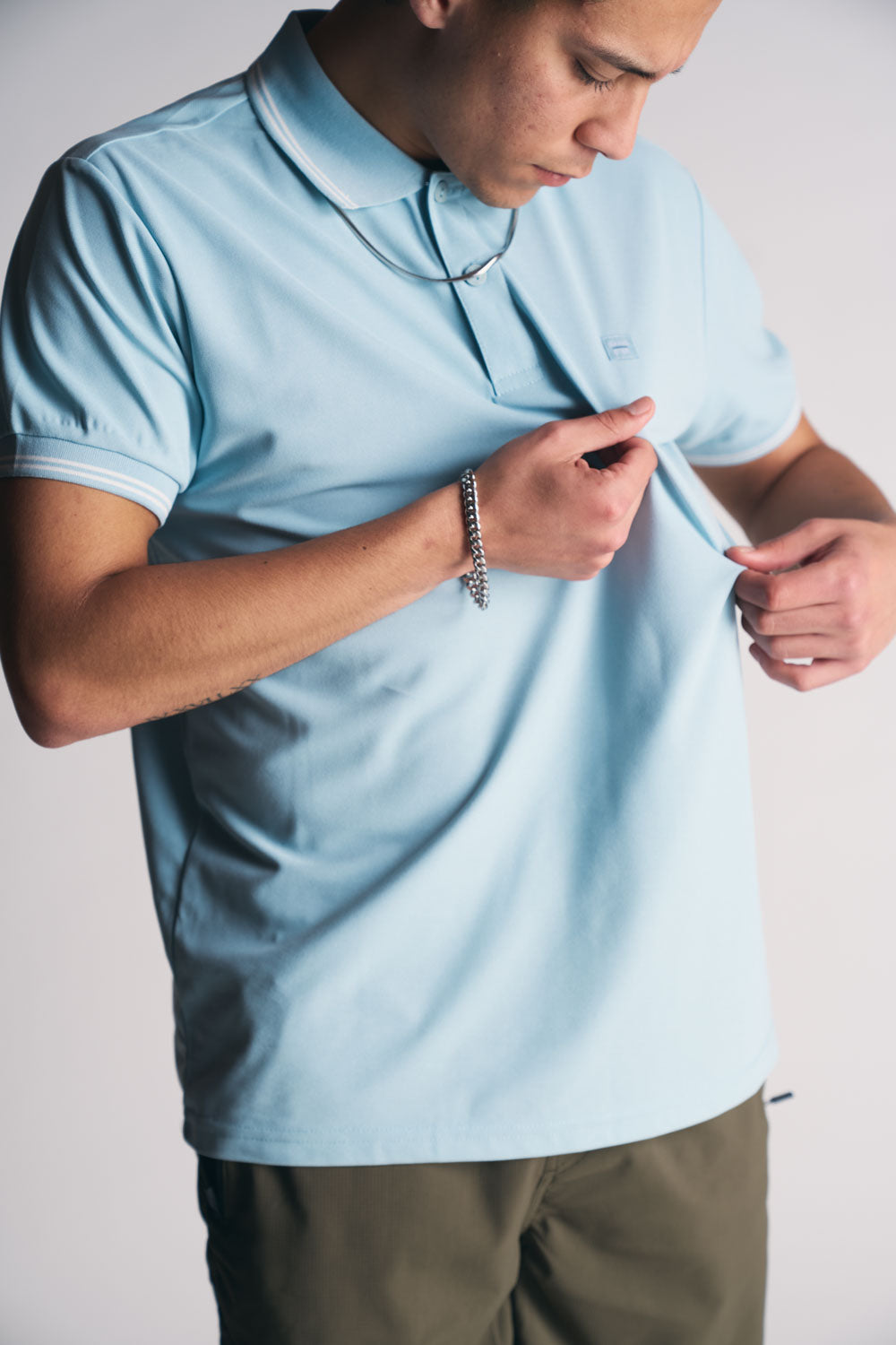 Polera Polo P Regatta Celeste-6