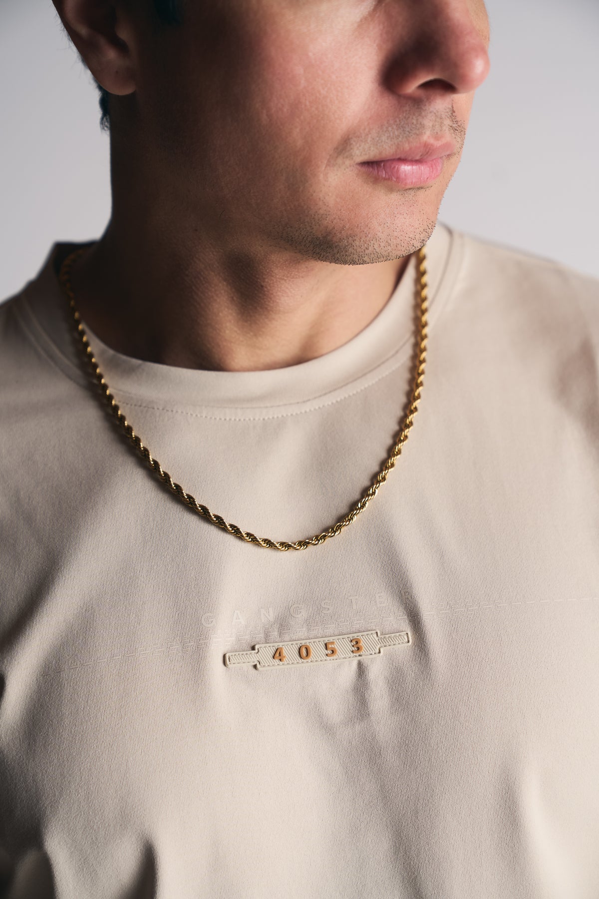 Plus Polera Mc Basica Essential Café-3