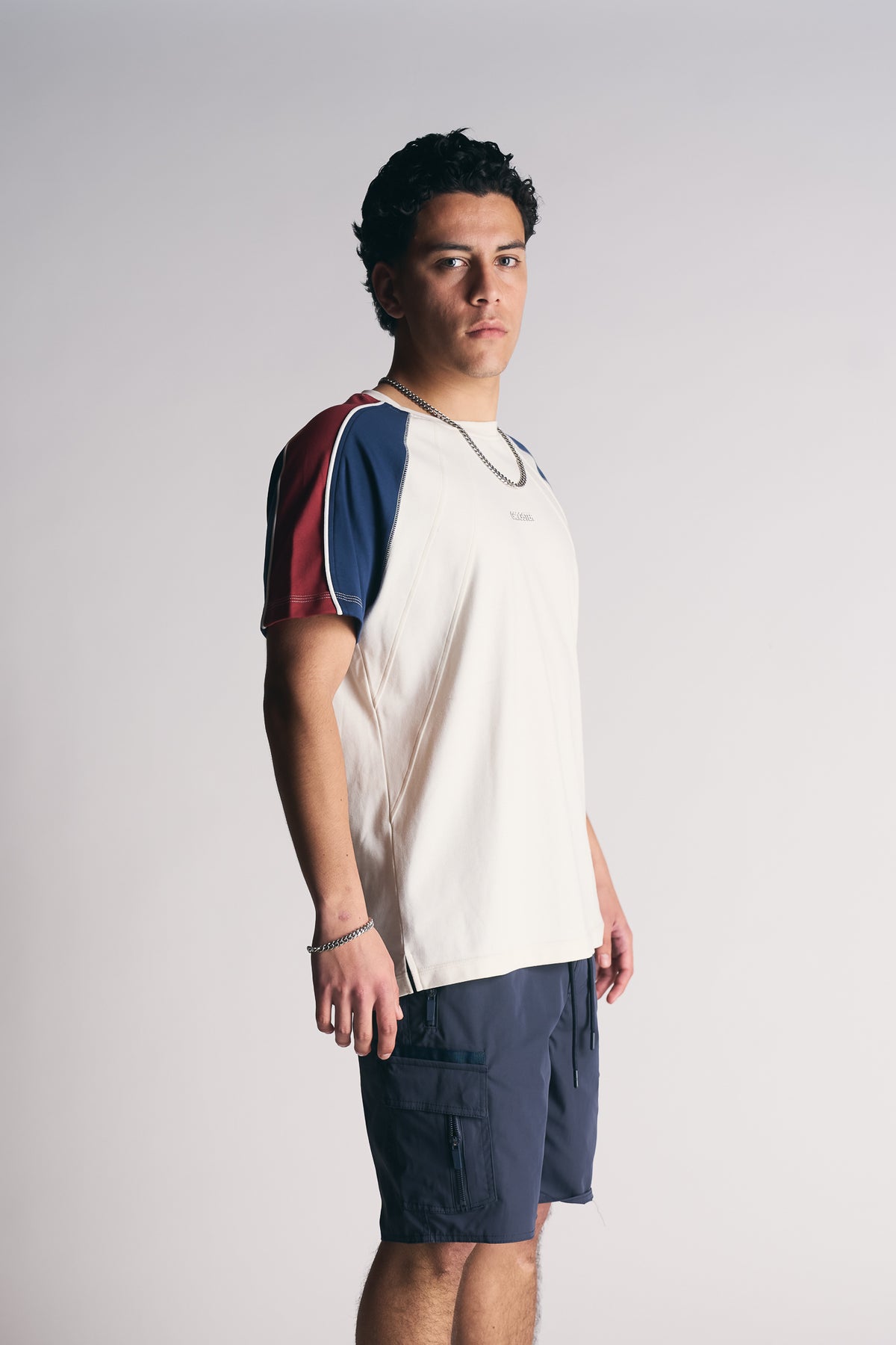 Polera Mc Raglan Azul-1