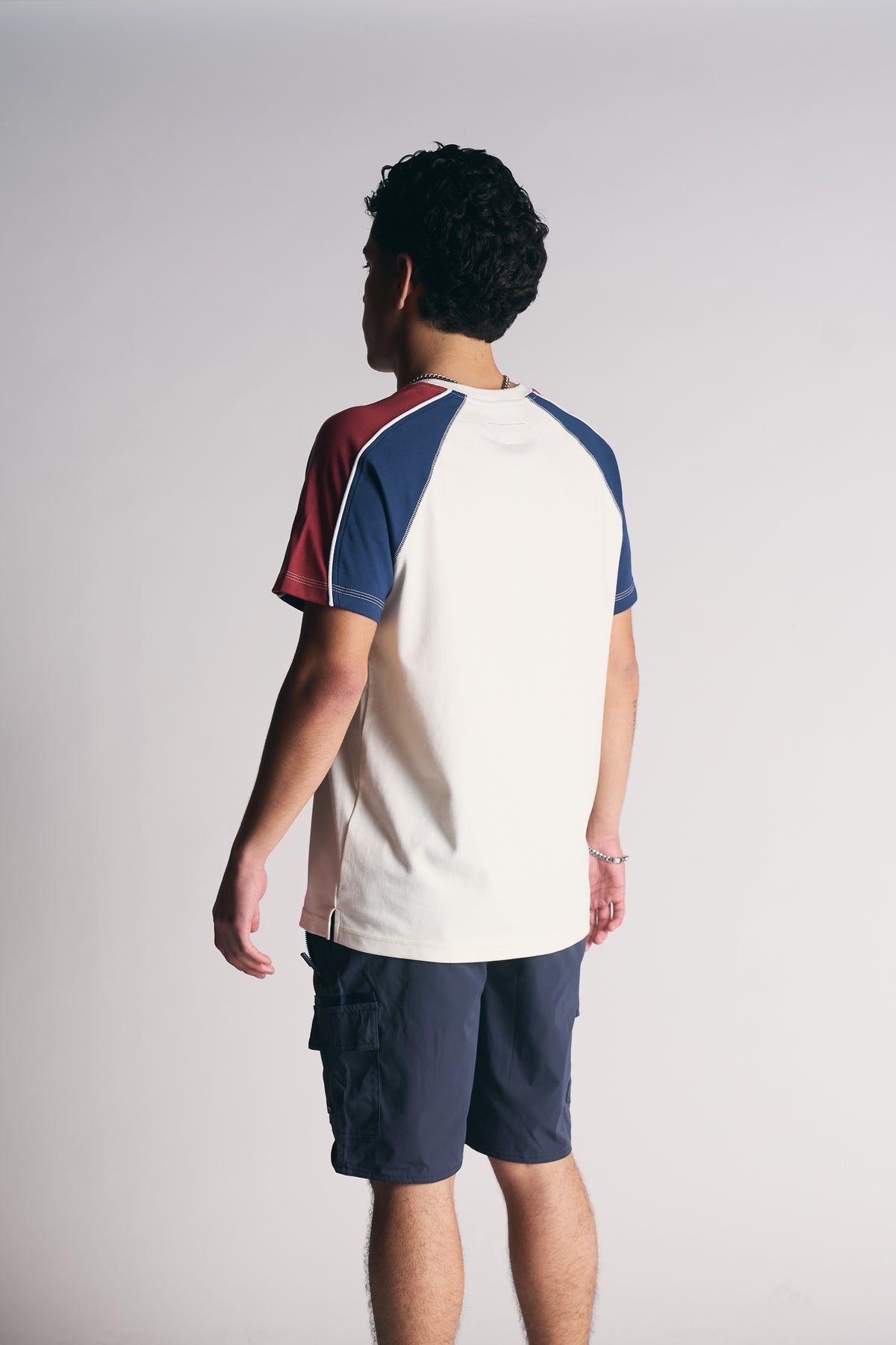 Polera Mc Raglan Azul-6