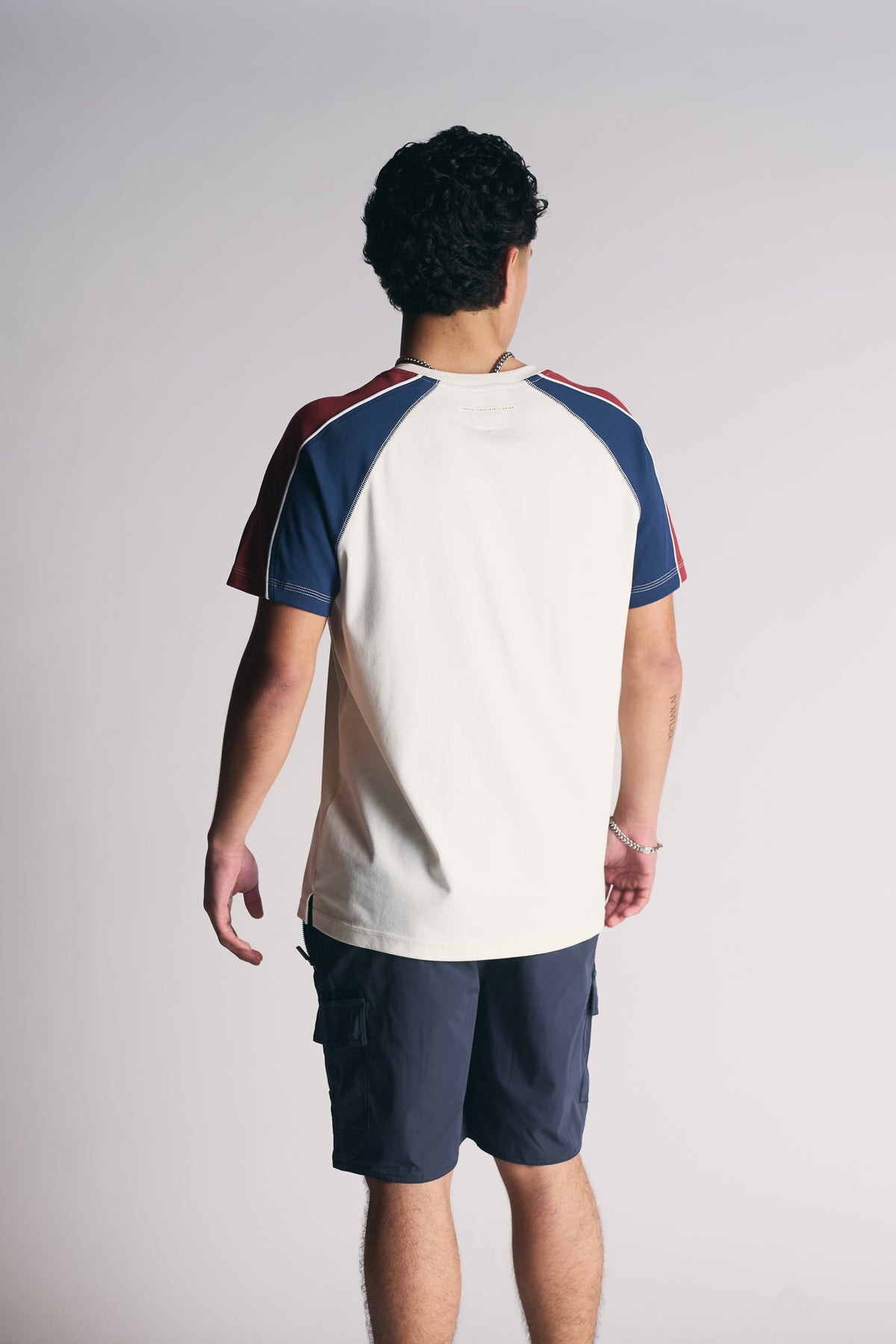 Polera Mc Raglan Azul-7