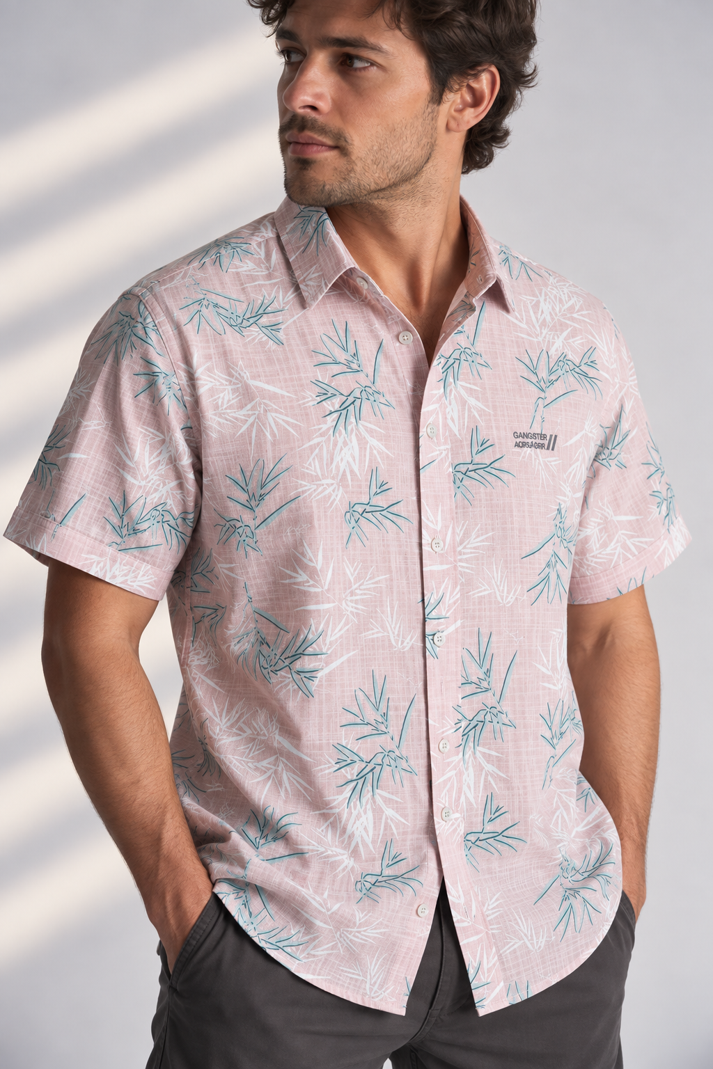 Plus Camisa Mc Diani Rosado Gangster