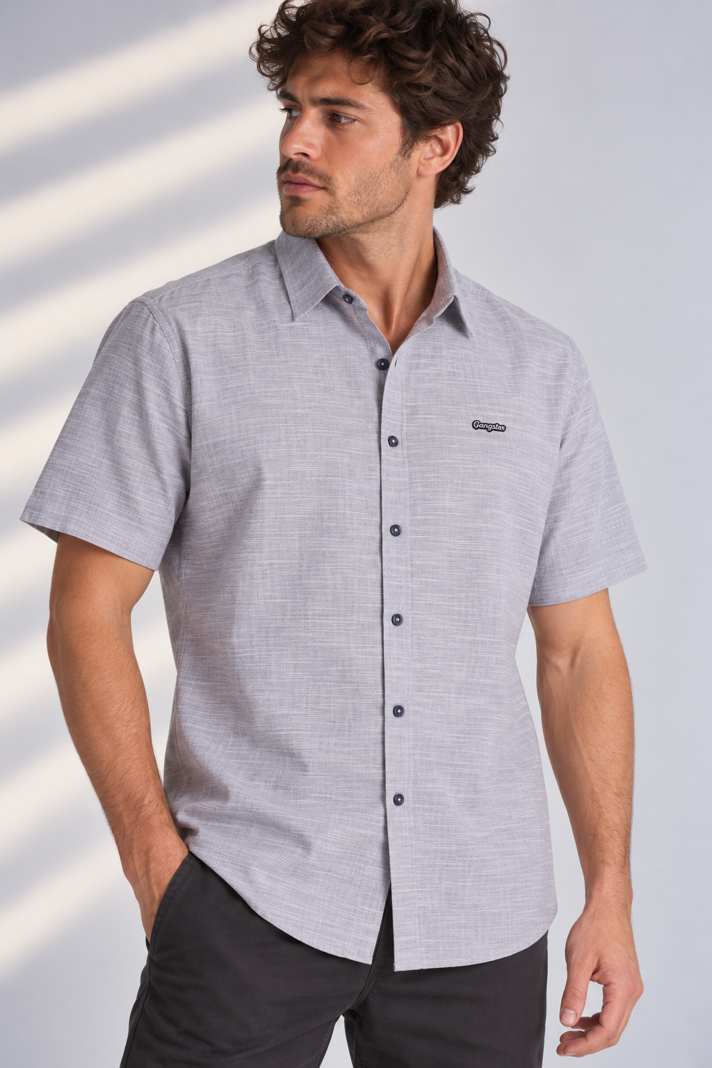 Plus Camisa Mc Nungwi Azul Gangster