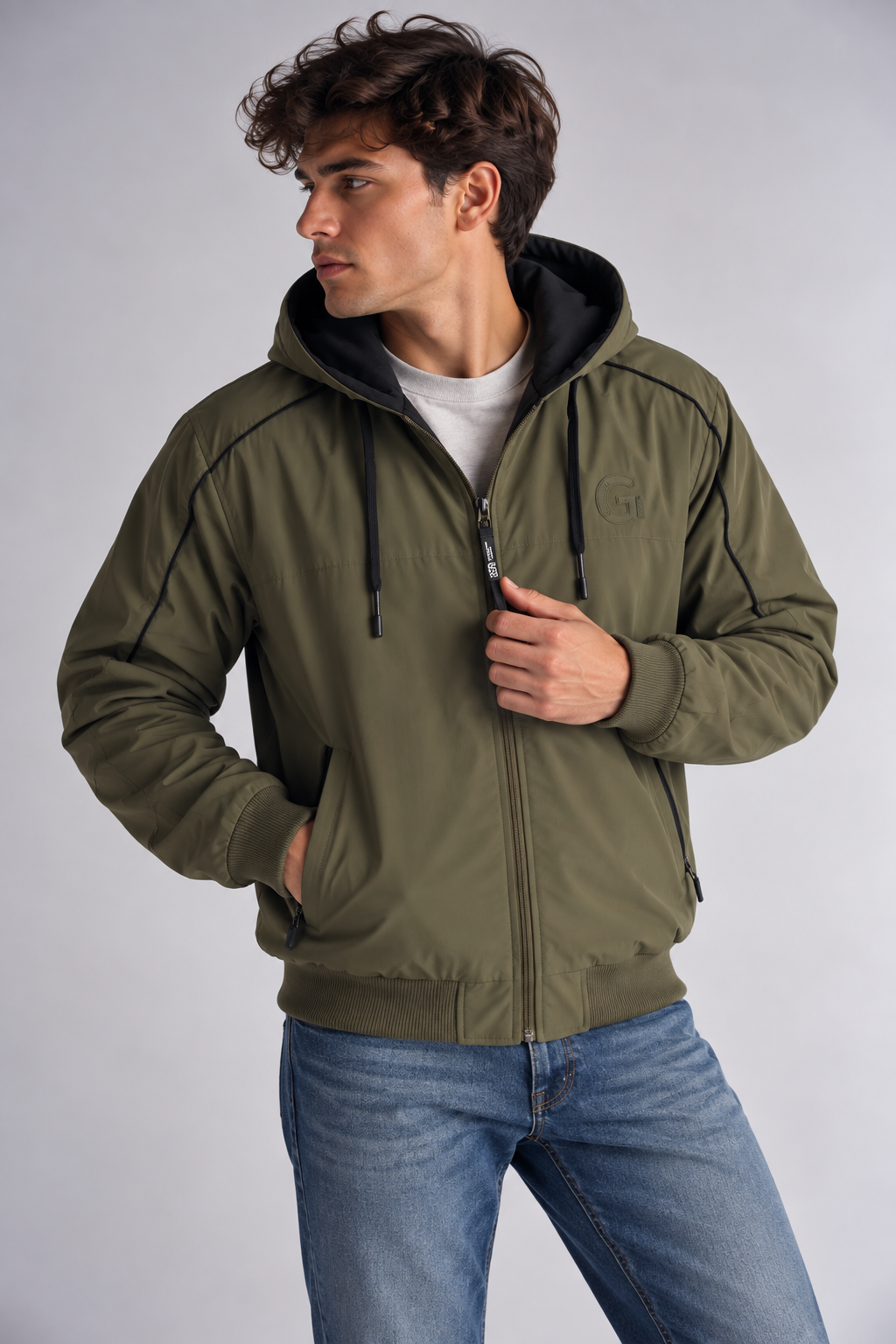 Plus Cortaviento Reversible Daily Verde Gangster