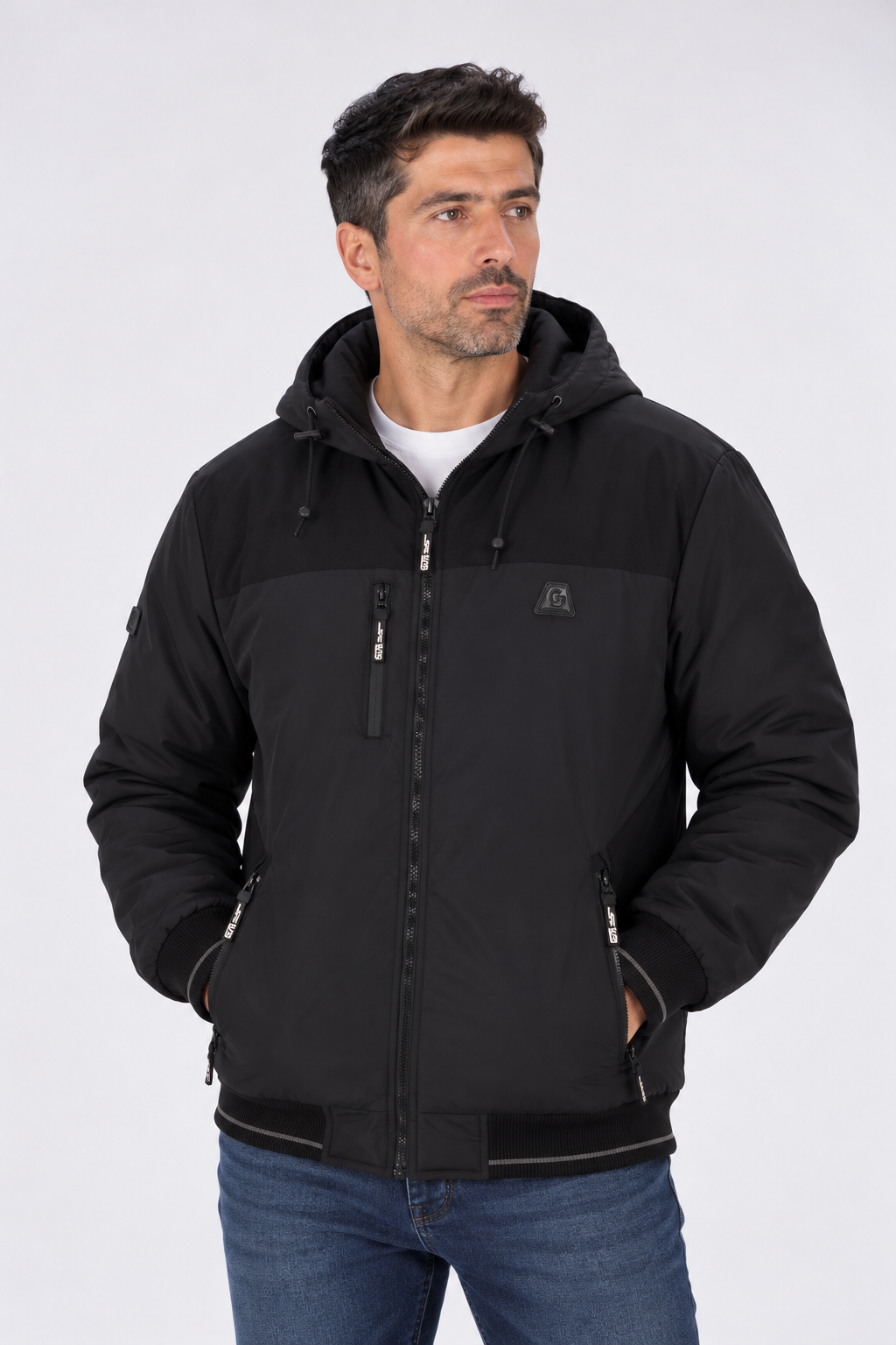 Plus Cortaviento Reversible  Beacon Negro Gangster
