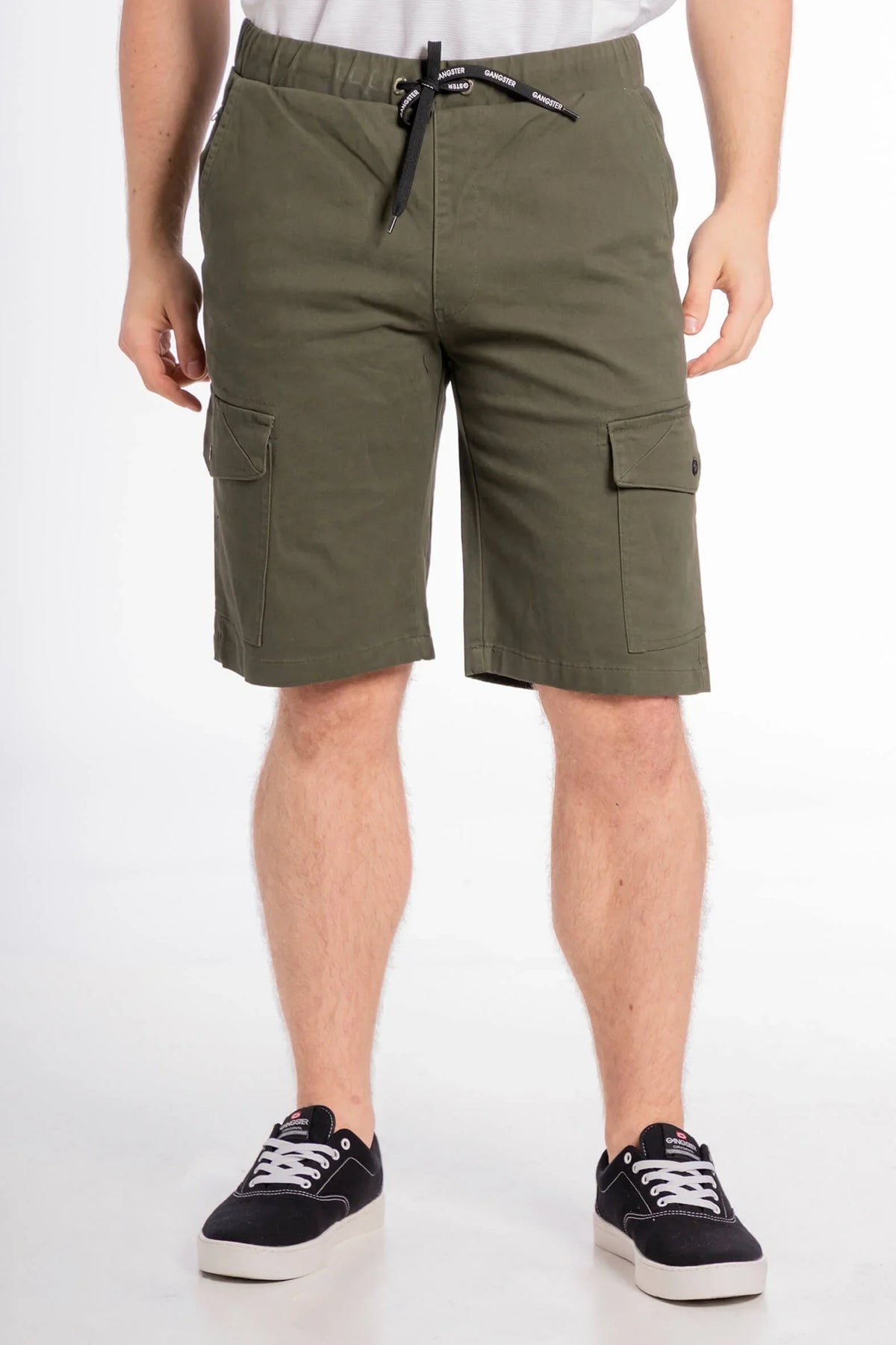 Short Canvas Cargo Carpenter Verde Gangster - Gangster