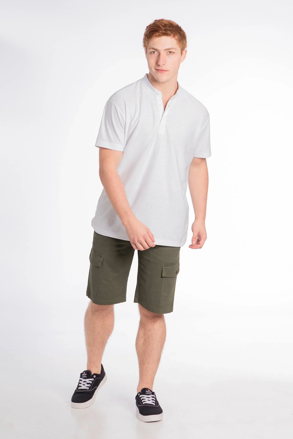 Short Canvas Cargo Carpenter Verde Gangster - Gangster