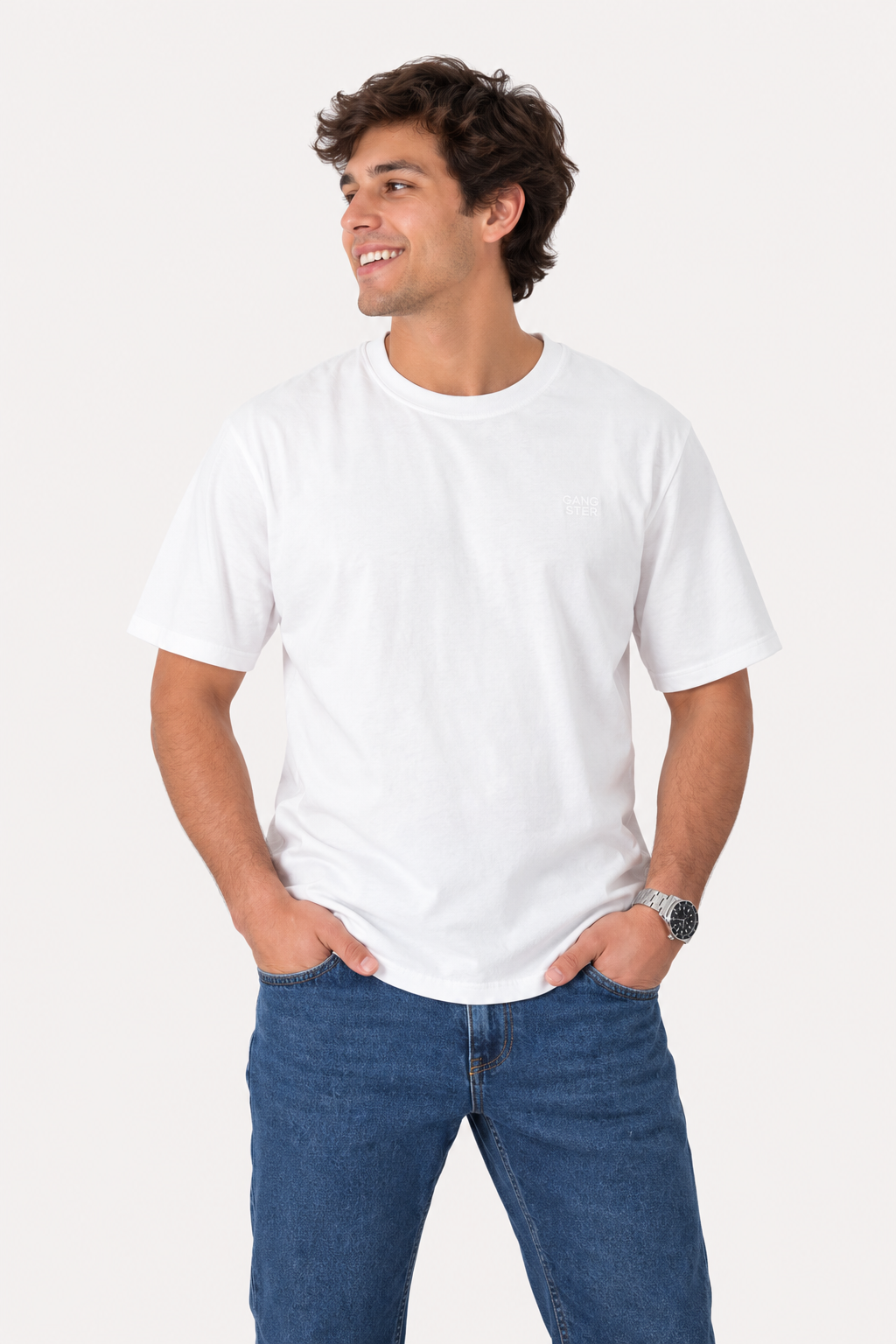 Plus Polera MC Basica Grand C Blanco