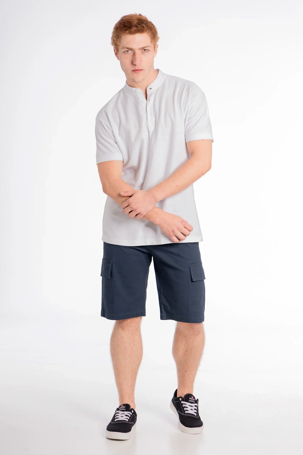 Short Canvas Cargo Sixpo Azul Gangster - Gangster